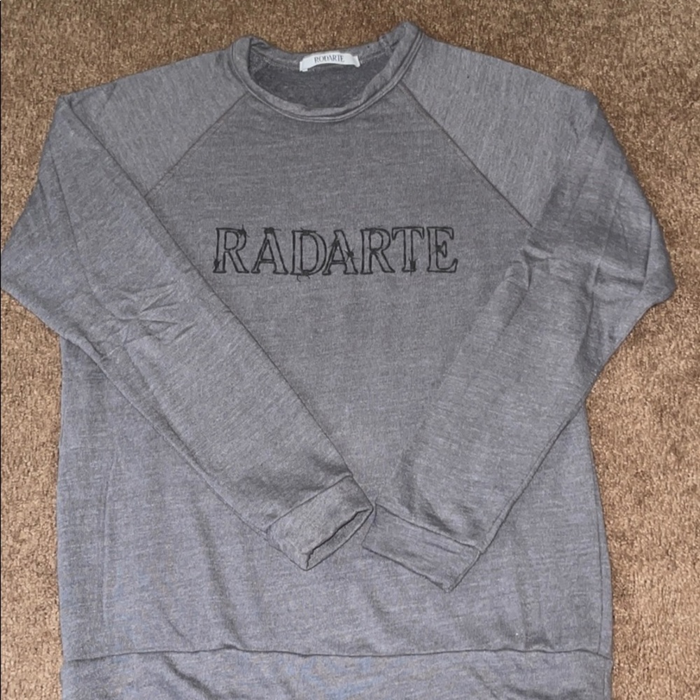 Rodarte 'Radarte' Barbed Wire Crewneck Sweatshirt
